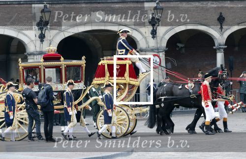 Den Haag 18 september 2018
Prinsjesdag 2018 op het binnenhof. Komning Willem Alexander Koningin Maxima Prins Constantijn en Prinses Laurentien zijn aanwezig.