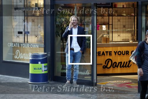 Amsterdam 17 september 2018
Leo Alkemade bellend op straat