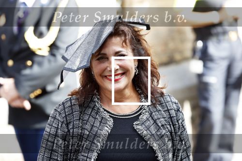 Den Haag 18 september 2018
Prinsjesdag 2018 op het binnenhof. Komning Willem Alexander Koningin Maxima Prins Constantijn en Prinses Laurentien zijn aanwezig. Leonie Sazias met Henk Krol en partner