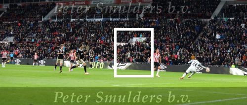 Eindhoven, 23 September 2018 PSV-AJAX Kompetitie, Seizoen 2018-2019 Eindstand 3-0
Luuk de Jong scoort 2-0