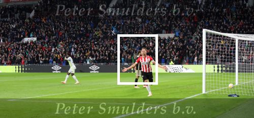 Eindhoven, 23 September 2018 PSV-AJAX Kompetitie, Seizoen 2018-2019 Eindstand 3-0
Luuk de Jong scoort 2-0