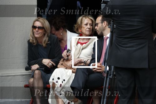 Den Haag 18 september 2018
Prinsjesdag 2018 op het binnenhof. Komning Willem Alexander Koningin Maxima Prins Constantijn en Prinses Laurentien zijn aanwezig. De moeder van Maxima Maria del Carmen Cerruti en haar broer Juan Zorrequieta waren ook aanwezig.