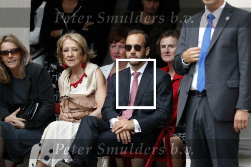 Den Haag 18 september 2018
Prinsjesdag 2018 op het binnenhof. Komning Willem Alexander Koningin Maxima Prins Constantijn en Prinses Laurentien zijn aanwezig. De moeder van Maxima Maria del Carmen Cerruti en haar broer Juan Zorrequieta waren ook aanwezig.