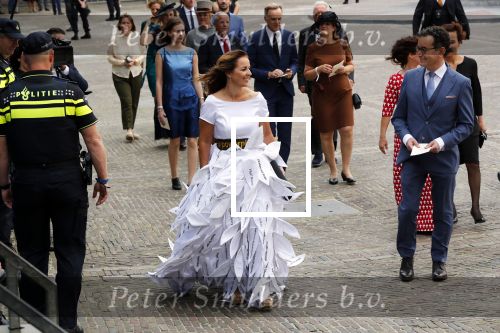 Den Haag 18 september 2018
Prinsjesdag 2018 op het binnenhof. Komning Willem Alexander Koningin Maxima Prins Constantijn en Prinses Laurentien zijn aanwezig. Marianne Thieme