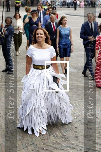 Den Haag 18 september 2018
Prinsjesdag 2018 op het binnenhof. Komning Willem Alexander Koningin Maxima Prins Constantijn en Prinses Laurentien zijn aanwezig. Marianne Thieme