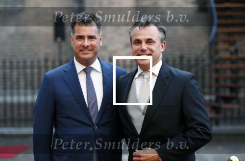 Den Haag 18 september 2018
Prinsjesdag 2018 op het binnenhof. Komning Willem Alexander Koningin Maxima Prins Constantijn en Prinses Laurentien zijn aanwezig. Staatssecretaris Mark Harbers van Justitie en Veiligheid met partner Bart Rovekamp
