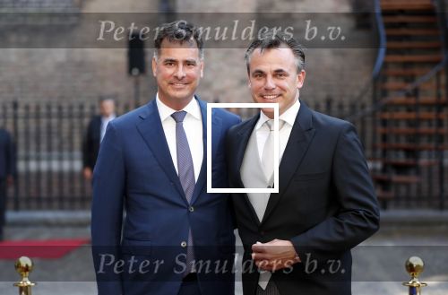 Den Haag 18 september 2018
Prinsjesdag 2018 op het binnenhof. Komning Willem Alexander Koningin Maxima Prins Constantijn en Prinses Laurentien zijn aanwezig. Staatssecretaris Mark Harbers van Justitie en Veiligheid met partner Bart Rovekamp