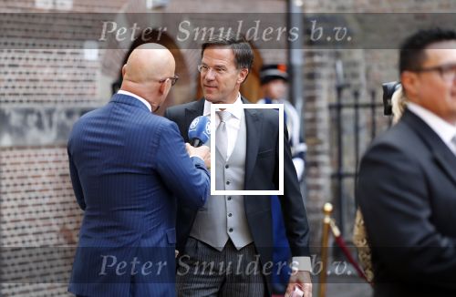 Den Haag 18 september 2018
Prinsjesdag 2018 op het binnenhof. Komning Willem Alexander Koningin Maxima Prins Constantijn en Prinses Laurentien zijn aanwezig. Mark Rutte en Maik de Boer