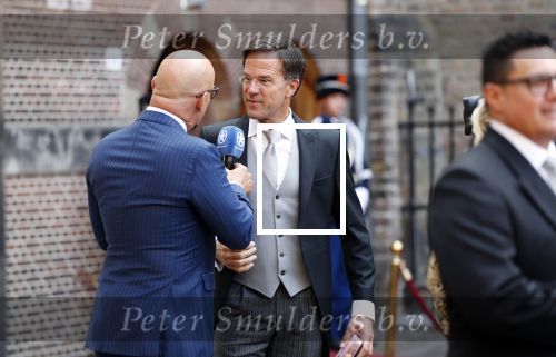 Den Haag 18 september 2018
Prinsjesdag 2018 op het binnenhof. Komning Willem Alexander Koningin Maxima Prins Constantijn en Prinses Laurentien zijn aanwezig. Mark Rutte en Maik de Boer