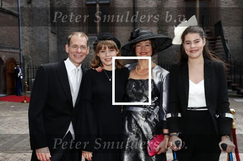 Den Haag 18 september 2018
Prinsjesdag 2018 op het binnenhof. Komning Willem Alexander Koningin Maxima Prins Constantijn en Prinses Laurentien zijn aanwezig. Menno Snel en partner en kinderen