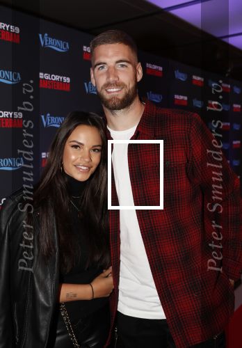 Amsterdam 29 september 2018
Rode loper Glory gala in de Johan Cruijff arena. Monica Geuze met vriend Lars Veldwijk