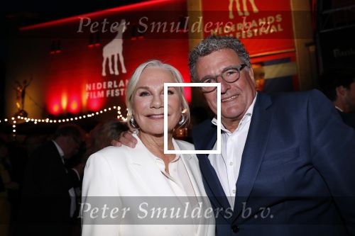 Utrecht 27 september 2018
Openingsavond Nederlandse Filmdagen in schouwburg Utrecht. Monqie v d Ven met haar man Edwin de Vries