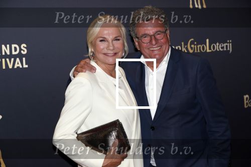 Utrecht 27 september 2018
Openingsavond Nederlandse Filmdagen in schouwburg Utrecht. Monqie v d Ven met haar man Edwin de Vries