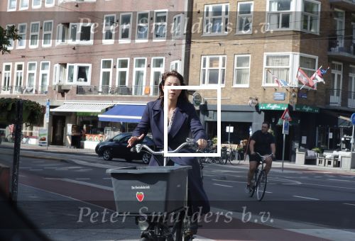 Amsterdam 7 september 2018
Nadja Hupscher op de fiets in Amsterdam.