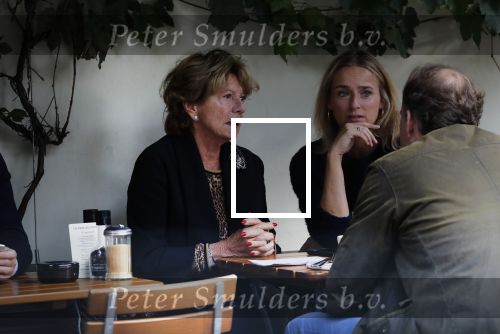 Amsterdam 15 september 2018
Neelie Kroes op terras met â€¦..