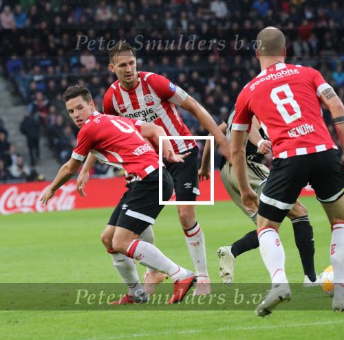 Eindhoven, 23 September 2018 PSV-AJAX Kompetitie, Seizoen 2018-2019 Eindstand 3-0
Jeroen ZoetNick Viergever