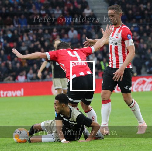 Eindhoven, 23 September 2018 PSV-AJAX Kompetitie, Seizoen 2018-2019 Eindstand 3-0
Noussair Mazraoui