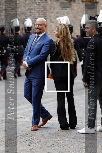 Den Haag 18 september 2018
Prinsjesdag 2018 op het binnenhof. Komning Willem Alexander Koningin Maxima Prins Constantijn en Prinses Laurentien zijn aanwezig. Ocay Gulsen met Maik de Boer