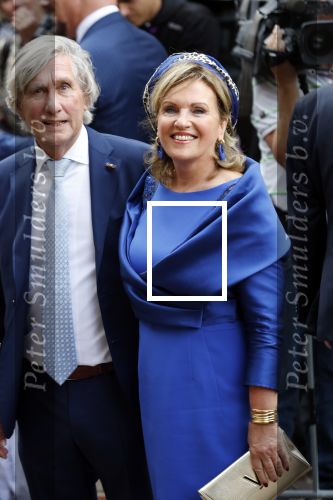 Den Haag 18 september 2018
Prinsjesdag 2018 op het binnenhof. Komning Willem Alexander Koningin Maxima Prins Constantijn en Prinses Laurentien zijn aanwezig. Pia Dijkstra met haar man Gerlach Cerfontaine