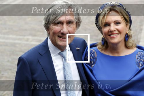 Den Haag 18 september 2018
Prinsjesdag 2018 op het binnenhof. Komning Willem Alexander Koningin Maxima Prins Constantijn en Prinses Laurentien zijn aanwezig. Pia Dijkstra met haar man Gerlach Cerfontaine
