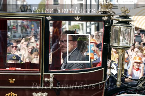 Den Haag 18 september 2018
Prinsjesdag 2018 op het binnenhof. Komning Willem Alexander Koningin Maxima Prins Constantijn en Prinses Laurentien zijn aanwezig.