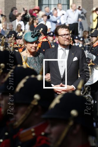 Den Haag 18 september 2018
Prinsjesdag 2018 op het binnenhof. Komning Willem Alexander Koningin Maxima Prins Constantijn en Prinses Laurentien zijn aanwezig.