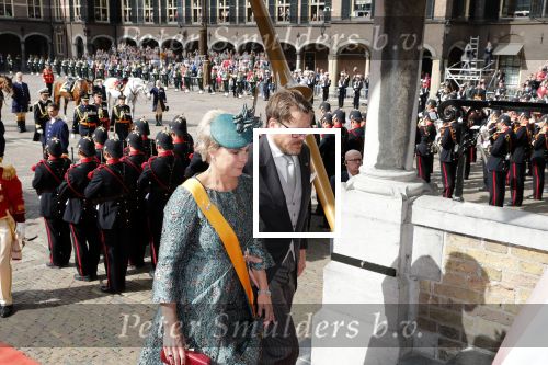 Den Haag 18 september 2018
Prinsjesdag 2018 op het binnenhof. Komning Willem Alexander Koningin Maxima Prins Constantijn en Prinses Laurentien zijn aanwezig.