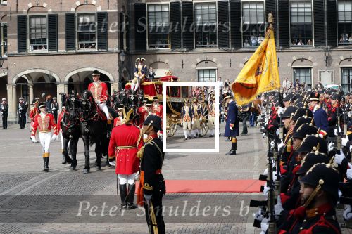 Den Haag 18 september 2018
Prinsjesdag 2018 op het binnenhof. Komning Willem Alexander Koningin Maxima Prins Constantijn en Prinses Laurentien zijn aanwezig.