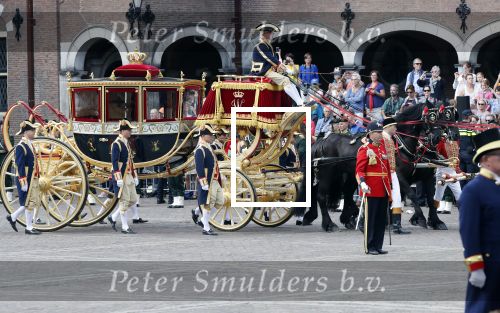 Den Haag 18 september 2018
Prinsjesdag 2018 op het binnenhof. Komning Willem Alexander Koningin Maxima Prins Constantijn en Prinses Laurentien zijn aanwezig.
