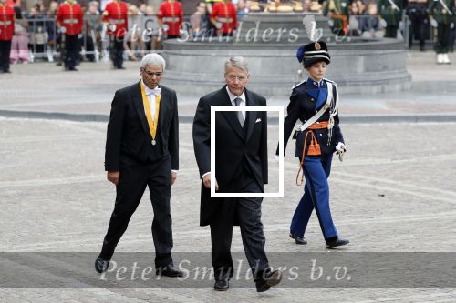 Den Haag 18 september 2018
Prinsjesdag 2018 op het binnenhof. Komning Willem Alexander Koningin Maxima Prins Constantijn en Prinses Laurentien zijn aanwezig.