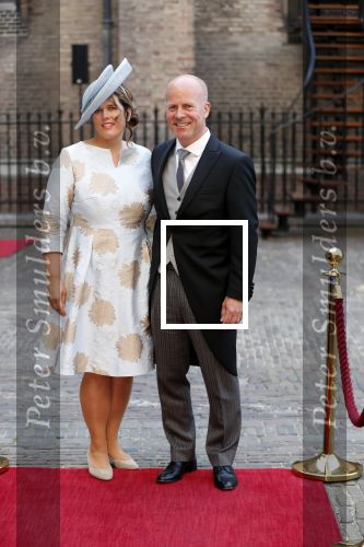 Den Haag 18 september 2018
Prinsjesdag 2018 op het binnenhof. Komning Willem Alexander Koningin Maxima Prins Constantijn en Prinses Laurentien zijn aanwezig. Raymond Knops en partner