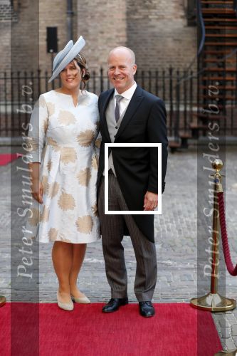 Den Haag 18 september 2018
Prinsjesdag 2018 op het binnenhof. Komning Willem Alexander Koningin Maxima Prins Constantijn en Prinses Laurentien zijn aanwezig. Raymond Knops en partner
