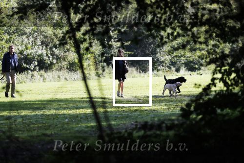 Amsterdam 13 september 2018
Robert ten Brink en zijn vrouw Roos laten hun twee honden uit in het amsterdamse bos.