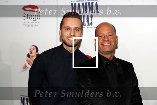 Utrecht 23 september 2018
Premiere Mamma Mia in het Beatrix Theater. Ron Boszhard met zoon