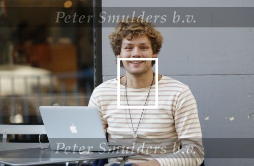Amsterdam 27 september 2018
Soy Kroon op terras achter zijn apple computer (laptop) op terras.