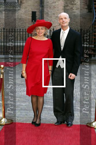 Den Haag 18 september 2018
Prinsjesdag 2018 op het binnenhof. Komning Willem Alexander Koningin Maxima Prins Constantijn en Prinses Laurentien zijn aanwezig. Stef Blok met vrouw
