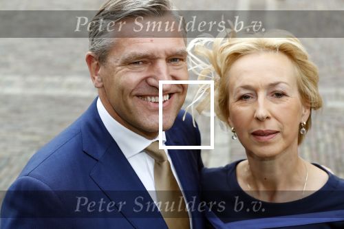 Den Haag 18 september 2018
Prinsjesdag 2018 op het binnenhof. Komning Willem Alexander Koningin Maxima Prins Constantijn en Prinses Laurentien zijn aanwezig. Sybrand van Haersma Buma van het CDA met zijn vrouw Marijke Geertsema