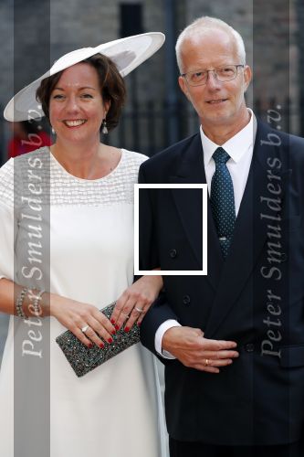 Den Haag 18 september 2018
Prinsjesdag 2018 op het binnenhof. Komning Willem Alexander Koningin Maxima Prins Constantijn en Prinses Laurentien zijn aanwezig. 
Tamara v Ark en partner
