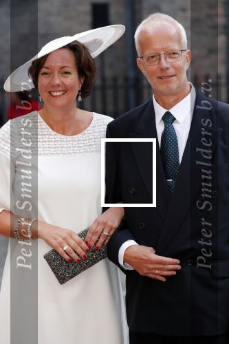 Den Haag 18 september 2018
Prinsjesdag 2018 op het binnenhof. Komning Willem Alexander Koningin Maxima Prins Constantijn en Prinses Laurentien zijn aanwezig. 
Tamara v Ark en partner