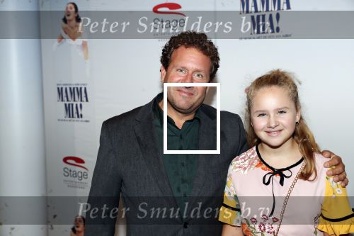Utrecht 23 september 2018
Premiere Mamma Mia in het Beatrix Theater. Thijs van Aken en dochter