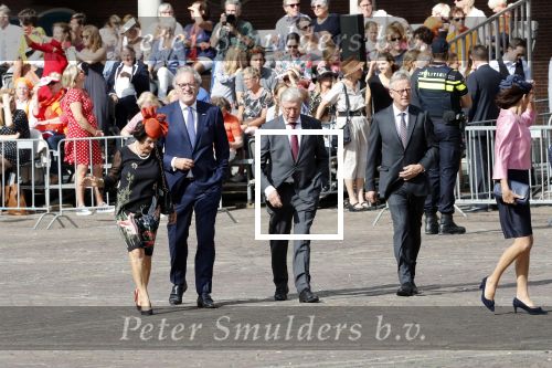 Den Haag 18 september 2018
Prinsjesdag 2018 op het binnenhof. Komning Willem Alexander Koningin Maxima Prins Constantijn en Prinses Laurentien zijn aanwezig. Thom de Graaf