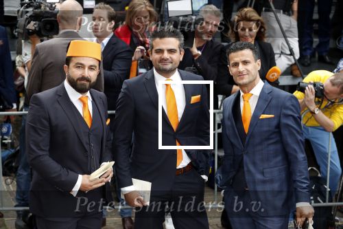 Den Haag 18 september 2018
Prinsjesdag 2018 op het binnenhof. Komning Willem Alexander Koningin Maxima Prins Constantijn en Prinses Laurentien zijn aanwezig. 
Politieke partij DENK met Tunaha Kuzu en Selcuk Ozturk en Farid Azarkan