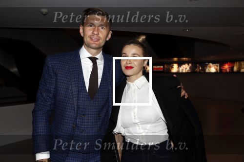 Amsterdam 29 september 2018
Rode loper Glory gala in de Johan Cruijff arena. Victoria Koblenko met partner Levchenko