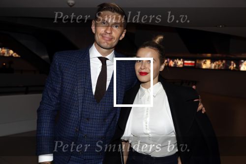 Amsterdam 29 september 2018
Rode loper Glory gala in de Johan Cruijff arena. Victoria Koblenko met partner Levchenko