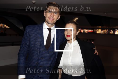 Amsterdam 29 september 2018
Rode loper Glory gala in de Johan Cruijff arena. Victoria Koblenko met partner Levchenko