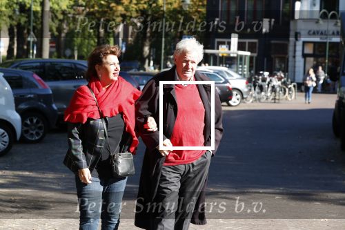 Laren 26 september 2018
Willibrorf Frequin en zijn vriendin voor het eerst weer buiten na zijn ziekenhuisopname.