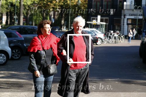 Laren 26 september 2018
Willibrorf Frequin en zijn vriendin voor het eerst weer buiten na zijn ziekenhuisopname.