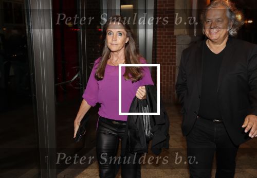 Amsterdam 10 september 2018
Feest Sjaak Swart in het nieuwe delamar theater. Yvonne v Gennip met vriend Jaap de Groot