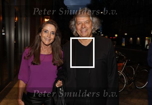 Amsterdam 10 september 2018
Feest Sjaak Swart in het nieuwe delamar theater. Yvonne v Gennip met vriend Jaap de Groot