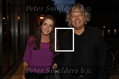 Amsterdam 10 september 2018
Feest Sjaak Swart in het nieuwe delamar theater. Yvonne v Gennip met vriend Jaap de Groot